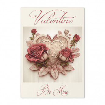 Valentine Be Mine - Valentine card