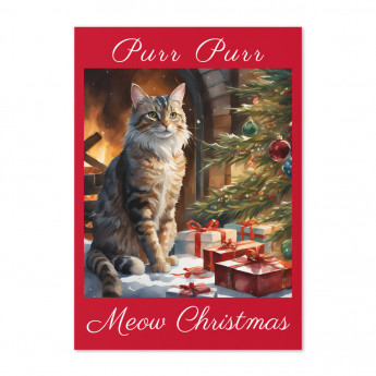 Christmas Furry Friend card